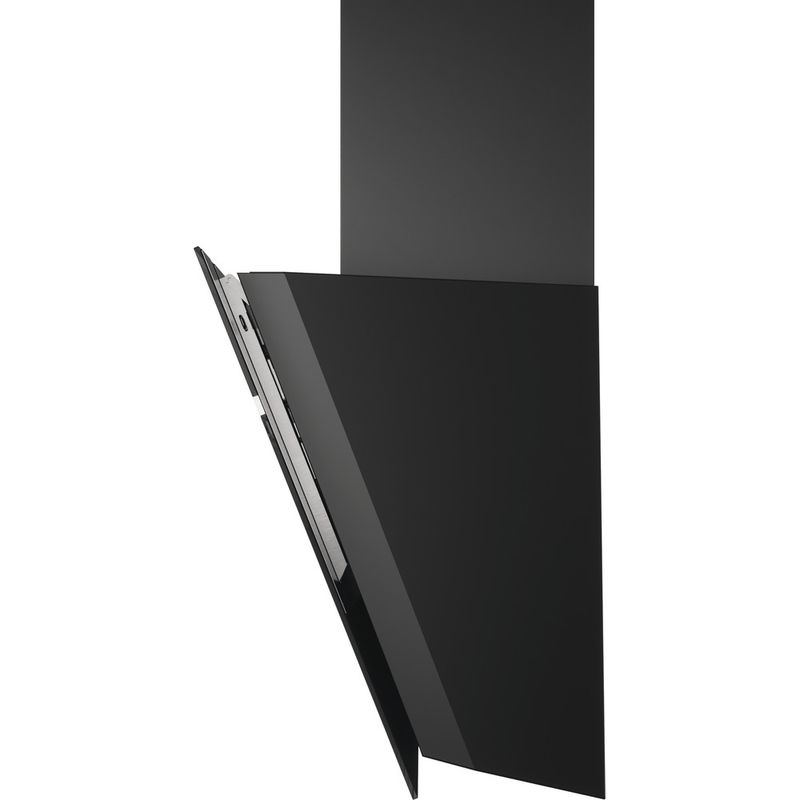 Bauknecht Afzuigkap Inbouw BHVS 61F LT DP K Zwart Bevestigd aan de muur Elektronisch Back / Lateral