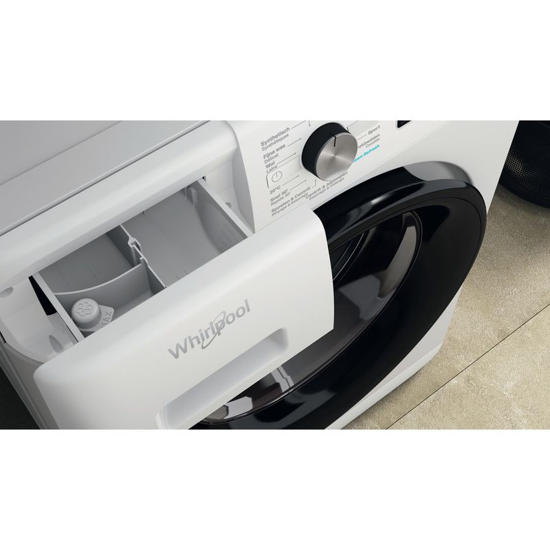 Whirlpool Wasmachine Vrijstaand FFB 10469E BV BE Wit Voorlader A Drawer
