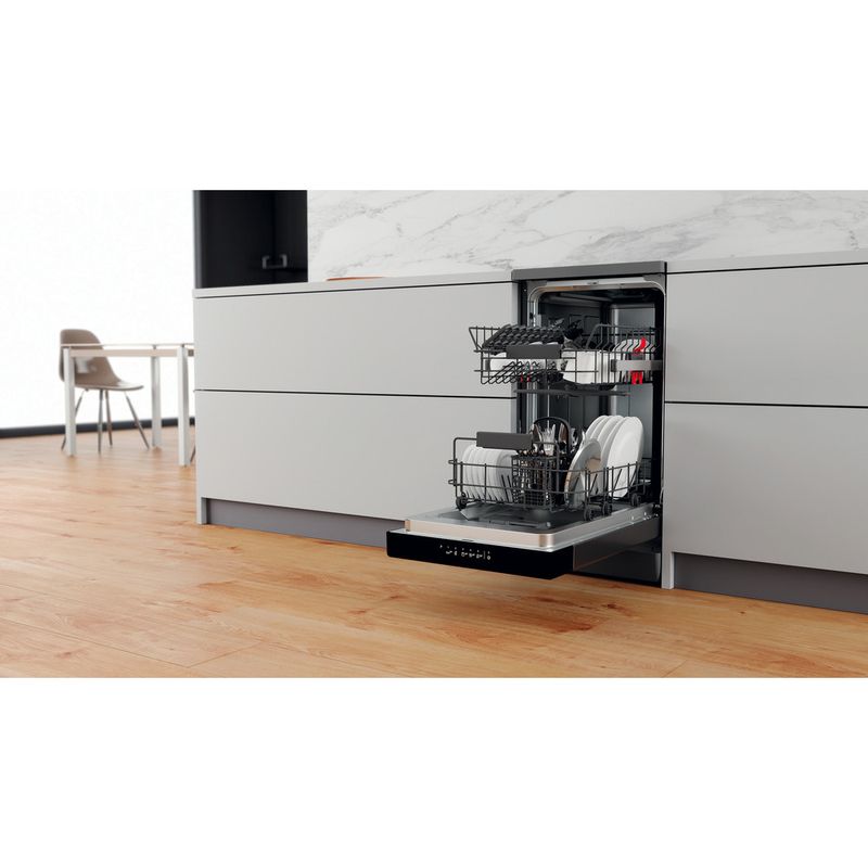 Whirlpool Vaatwasser Vrijstaand WSFC 3M27  X Vrijstaand E Lifestyle perspective open