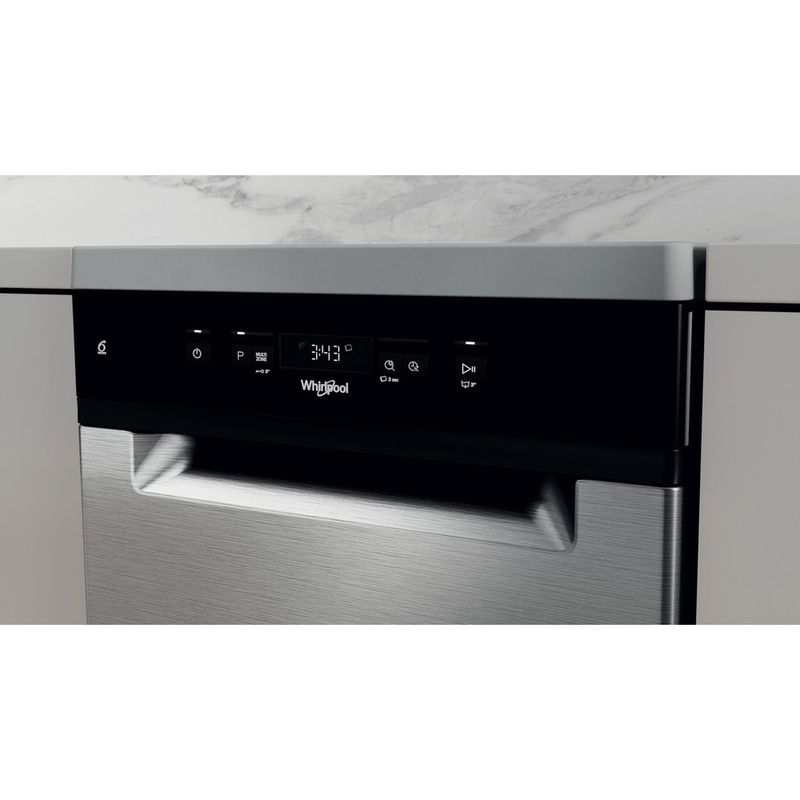 Whirlpool Vaatwasser Vrijstaand WSFC 3M27  X Vrijstaand E Lifestyle control panel