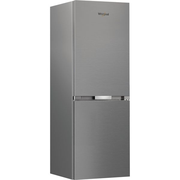 Whirlpool Koel/vriescombinatie Vrijstaand WHKH 1361 XP4E New Silver – ARC 1035 2 deuren Perspective