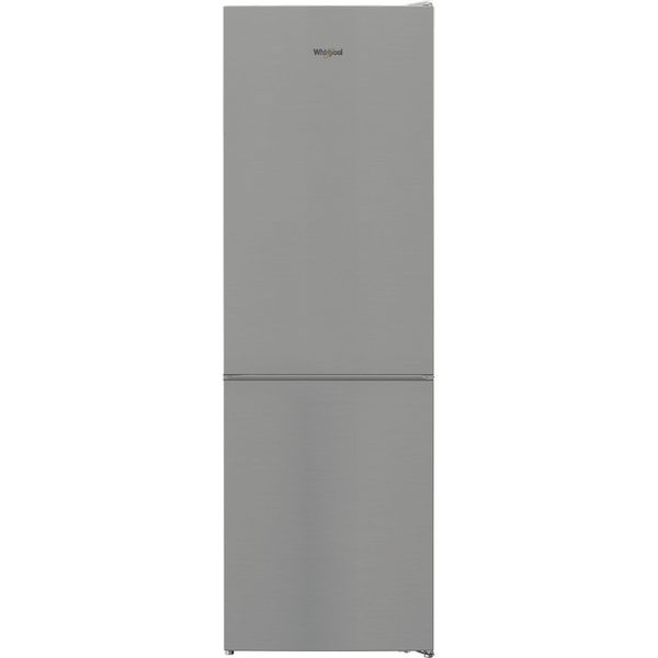 Whirlpool Koel/vriescombinatie Vrijstaand WHKS 1361 XP5E Zilver 2 deuren Frontal