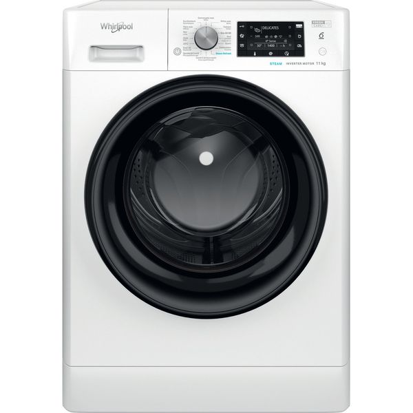 Whirlpool Wasmachine Vrijstaand FFD 11489E BV BE Wit Voorlader A Frontal