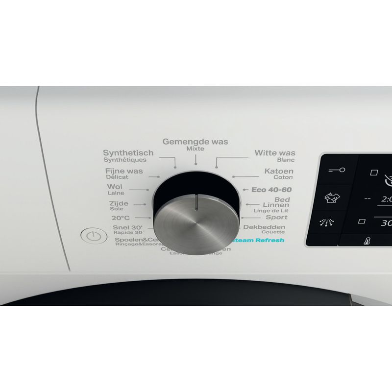 Whirlpool Wasmachine Vrijstaand FFD 11489E BV BE Wit Voorlader A Program