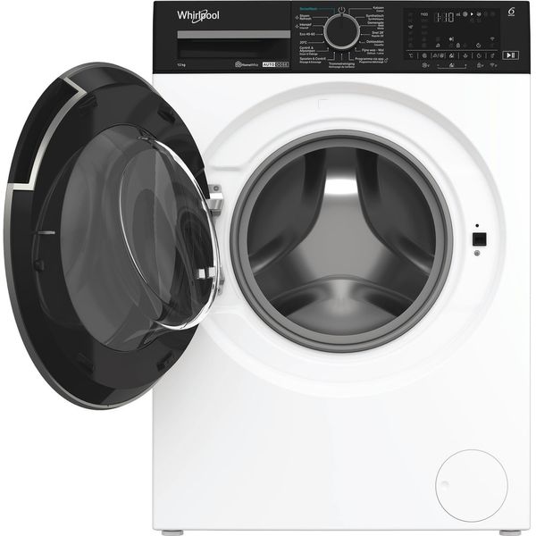 Whirlpool Wasmachine Vrijstaand WPM 27W ADS BE Wit Voorlader A Frontal open