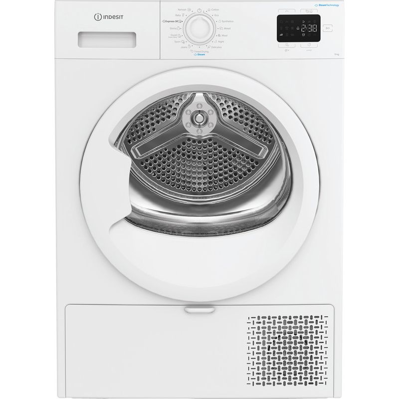 Indesit-Droger-C-YD-94D-WW-EE-Wit-Frontal