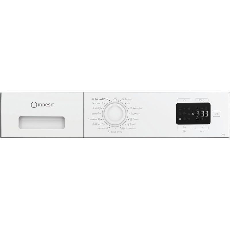 Indesit-Droger-C-YSD-83D-WW-EE-Wit-Program