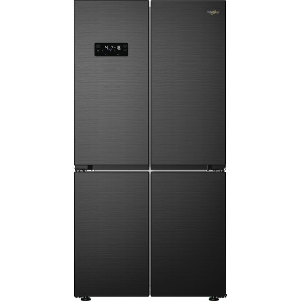 Whirlpool Dubbeldeurs Vrijstaand WHGF 6534 XK4E Zwart/rvs Frontal