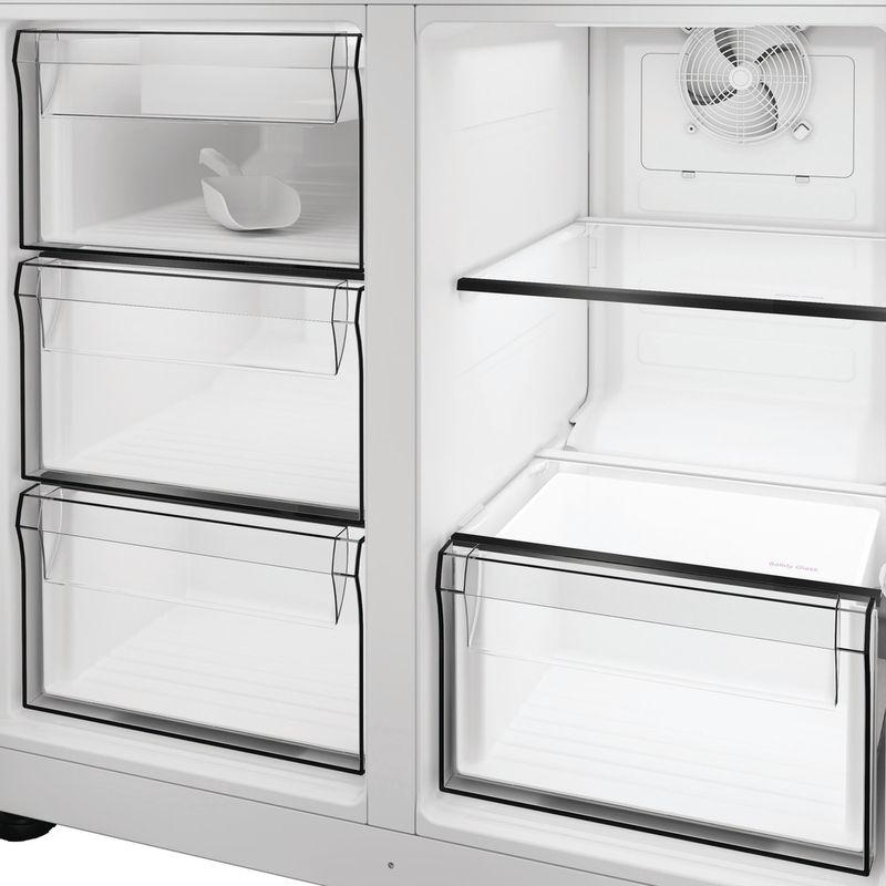 Whirlpool Dubbeldeurs Vrijstaand WHGF 6534 XK4E Zwart/rvs Drawer