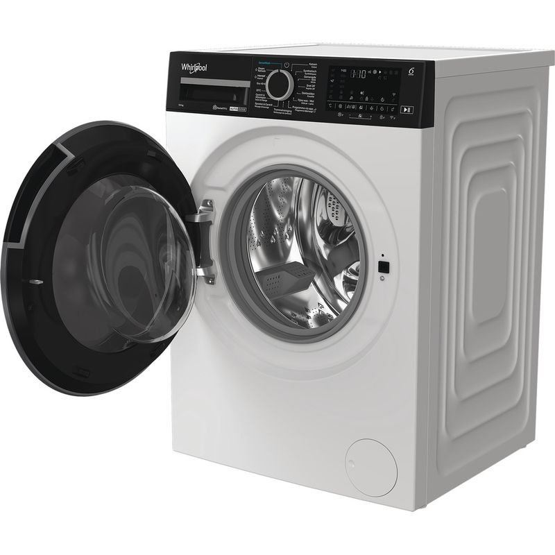 Whirlpool-Wasmachine-Vrijstaand-WPM-011W-ADS-BE-Wit-Voorlader-A-Perspective-open