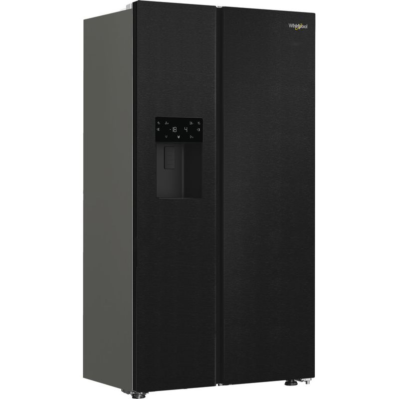 Whirlpool Dubbeldeurs Vrijstaand WHG2 6574W XK5E ARC 764 Manhattan Gray Perspective