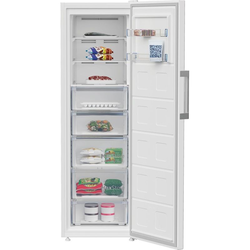 Beko-Vriezer-Vrijstaand-B7RFNE316W-White---ARC-P1-Lifestyle-frontal-open
