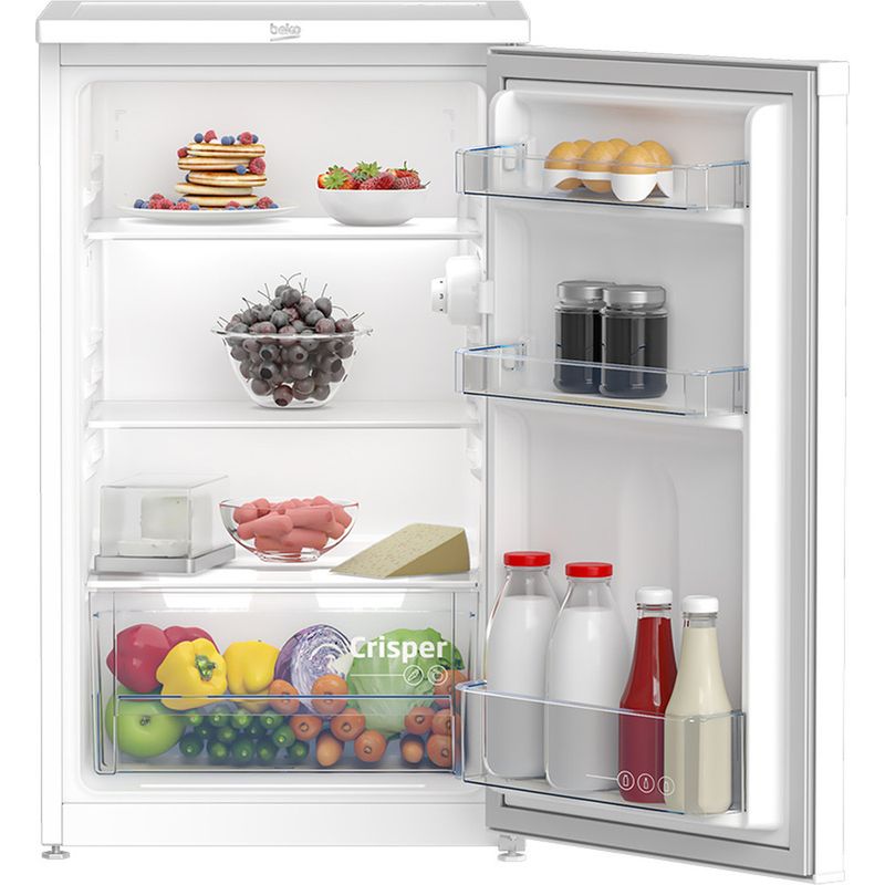 Beko-Koelkast-Vrijstaand-TS190040N-White---ARC-P1-Lifestyle-frontal-open