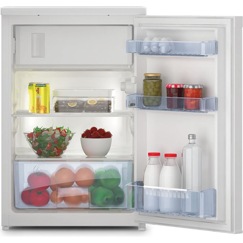 Beko-Koelkast-Vrijstaand-TSE1285N-White---ARC-P1-Lifestyle-frontal-open