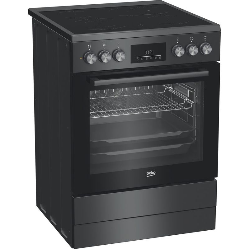Beko-Fornuis-FBM6730GA-Antraciet-Elektrisch-Perspective