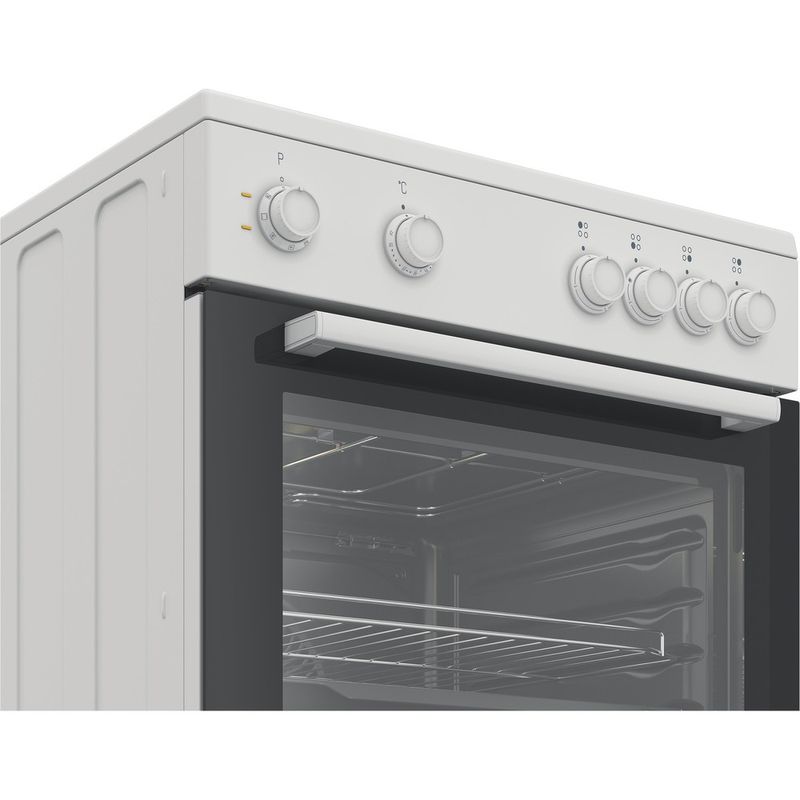 Beko-Fornuis-FBM6701W-Wit-Elektrisch-Control-panel